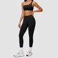 Wholesale Seamless One-Shoulder Sports Bra & High-Waist Leggings Set – Quick-Dry Yoga 2-Piece