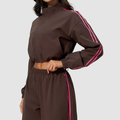 Wholesale Women's Quick-dry Stand-Collar Zip Sports Jacket