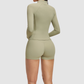 Wholesale Women's front-zip cardigan long-sleeved jacket | Wonderxfans bulk activewear