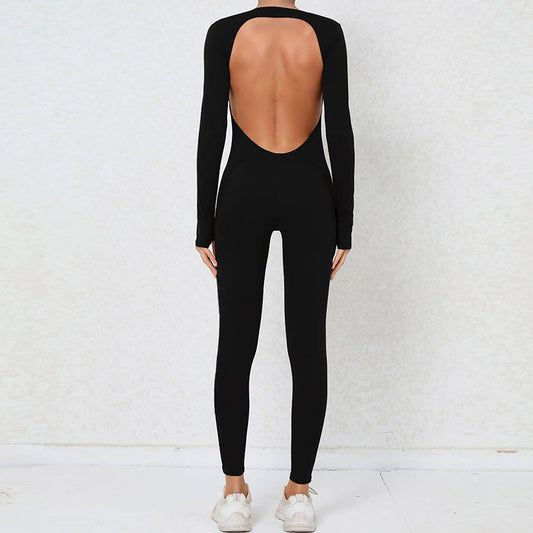 Wholesale Sexy backless long-sleeved high-intensity fitness | Wonderxfans bulk activewear