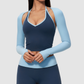 Wholesale Women’s Open-Back Yoga Shrug – Quick-Dry Long Sleeve