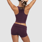 Wholesale Women’s Padded U-Neck Yoga Tank + Shorts Set