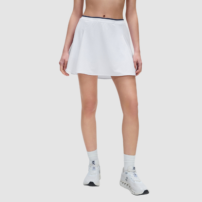 Wholesale Color-Blocked Faux Two-Piece Yoga Tennis A-Line Skirt