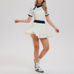 Wholesale Women's Lapel Golf Polo Shirt Outdoor Casual Running Sports Fitness Set