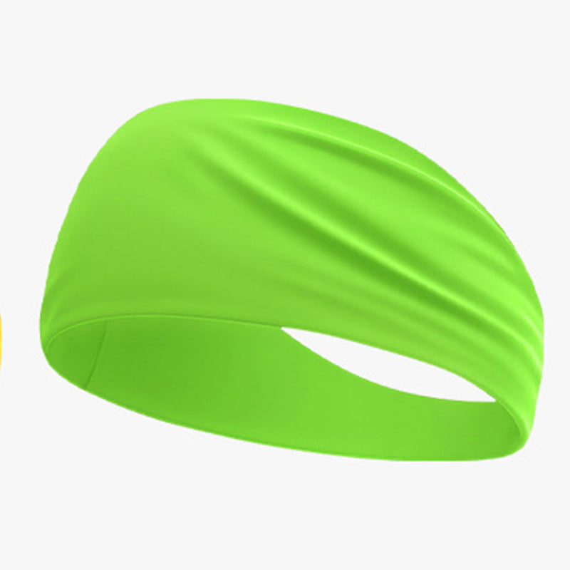 Quick-dry wide elastic sweat-absorbent sports headband