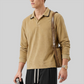 Wholesale Vintage Fleece Polo Sweatshirt – Heavyweight Loose Pullover