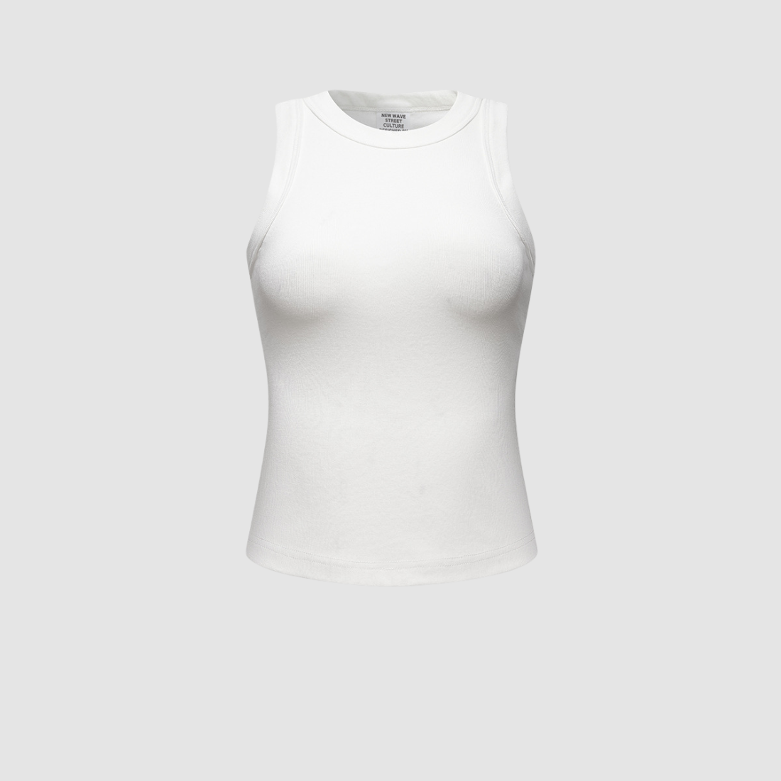 Wholesale Women’s Washed Racerback Tank – Cropped Cotton Blend Streetwear Top