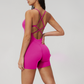 Wholesale cross back and hip lifting jumpsuit