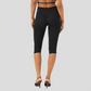 Wholesale High-Waist Color-Block Racerback Sports Bra & Biker Shorts Set – Sculpting Yoga 2-Piece