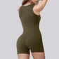 Seamless sports outdoor yoga bodysuit