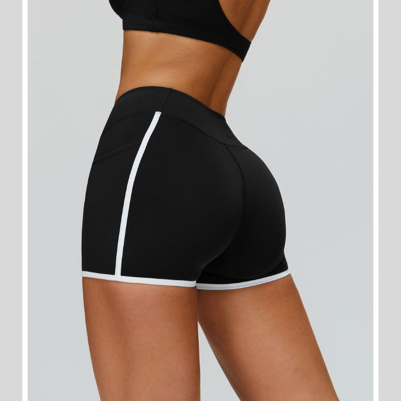 Contrasting Yoga Fitness Shorts