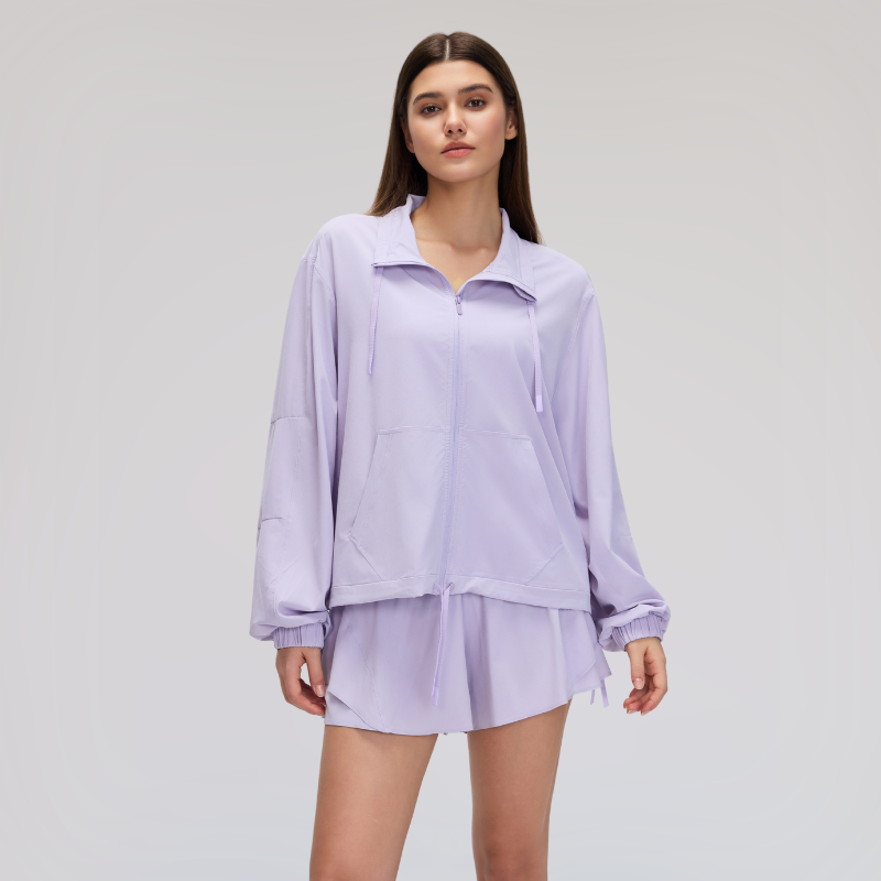 Wholesale loose casual athletic jacket