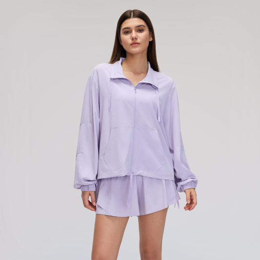Wholesale loose casual athletic jacket | Wonderxfans bulk activewear