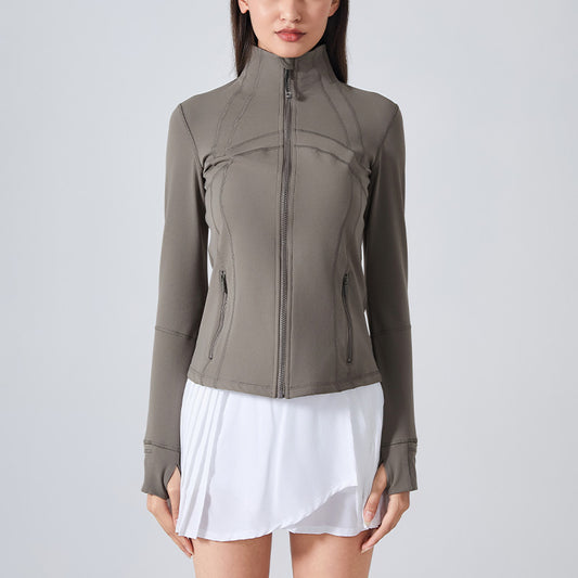 Wholesale Stand Collar Full Zipper Long | Wonderxfans bulk activewear