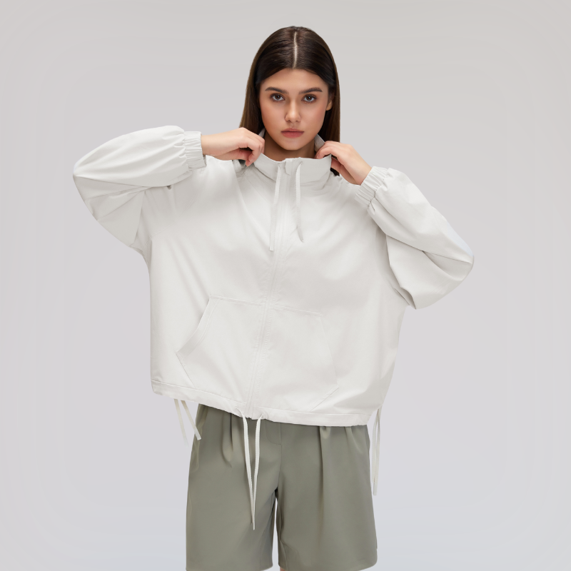 Wholesale loose casual athletic jacket