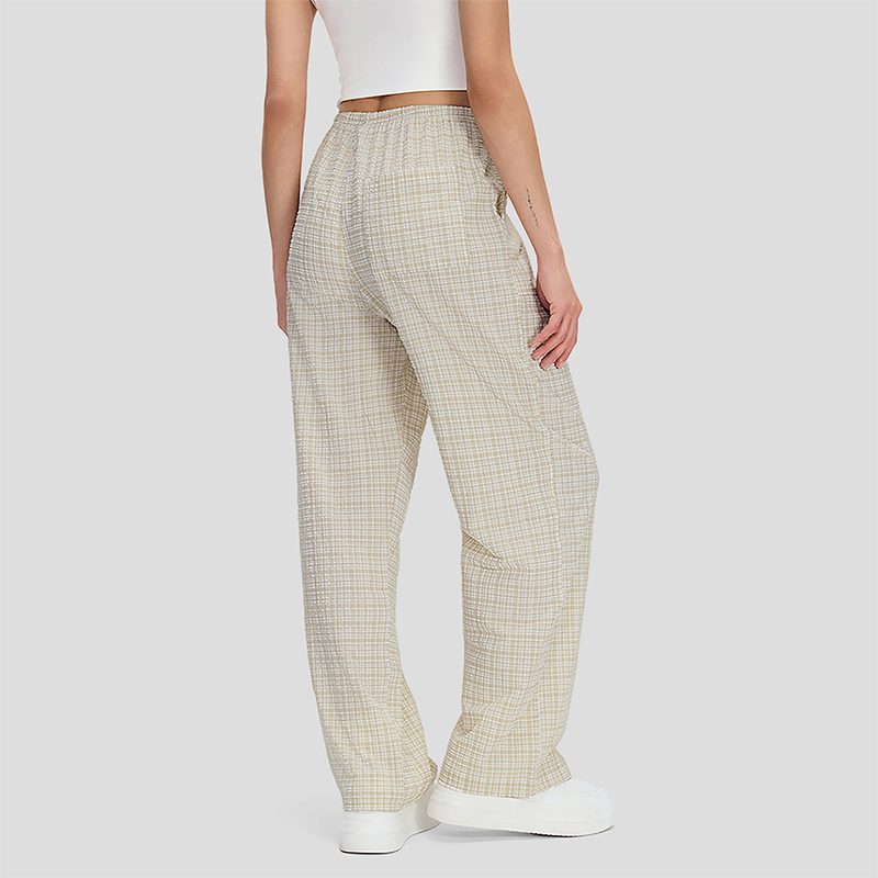 Wholesale plaid quick-drying running training pants