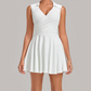 Wholesale Women's Quick-Dry Tennis Dress – Separate Shorts Anti-Exposure Pleated Yoga Skirt