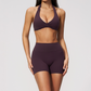 Wholesale Women's Cream-Feel Fleece Bra & Shorts Set