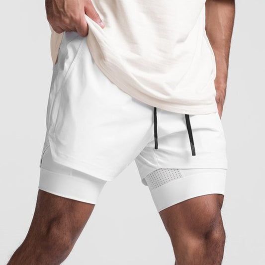 Wholesale Men's double-layer quick drying sports | Wonderxfans bulk activewear