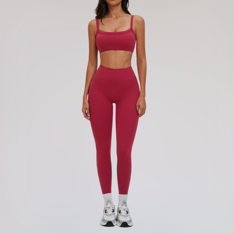 Wholesale spaghetti strap backless bra + leggings