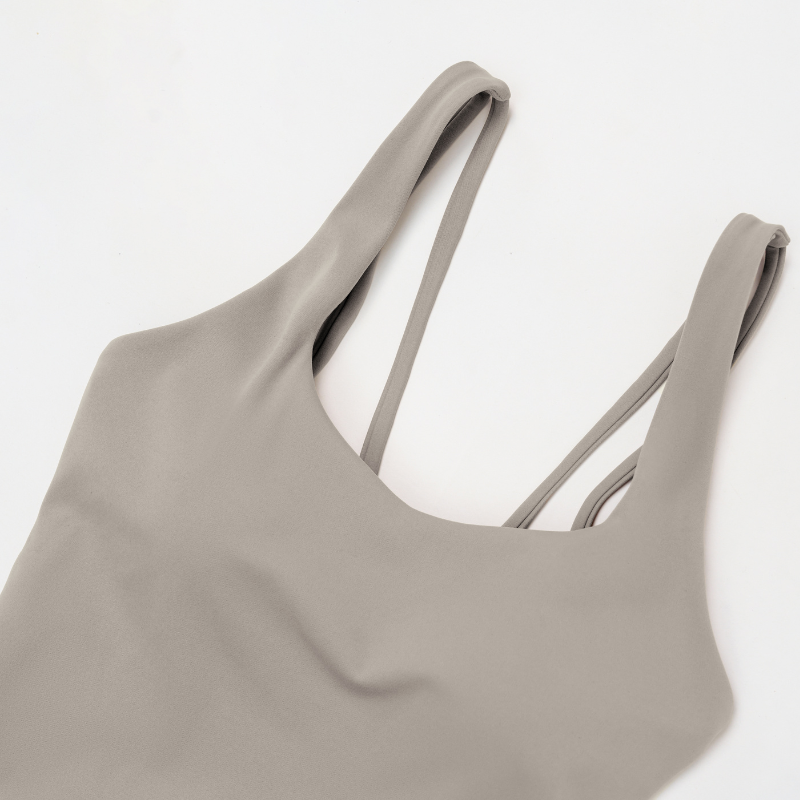 Shorts jumpsuit with cutout back