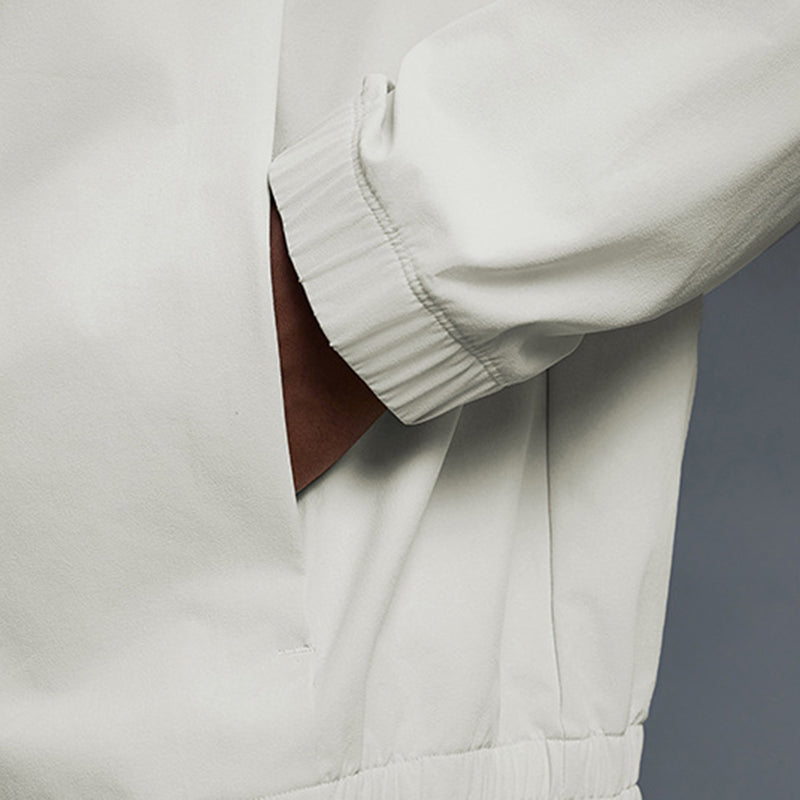 Stand collar Zip jacket