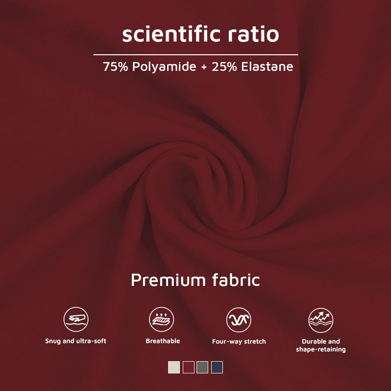 Snug-Fit V-Neck Long Sleeve