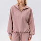 Wholesale Women's Half-Zip Pullover Sports Sweatshirt – Relaxed Fit Outdoor Running Jacket