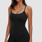 Wholesale women's thin-strap tank tops with built-in bra pads