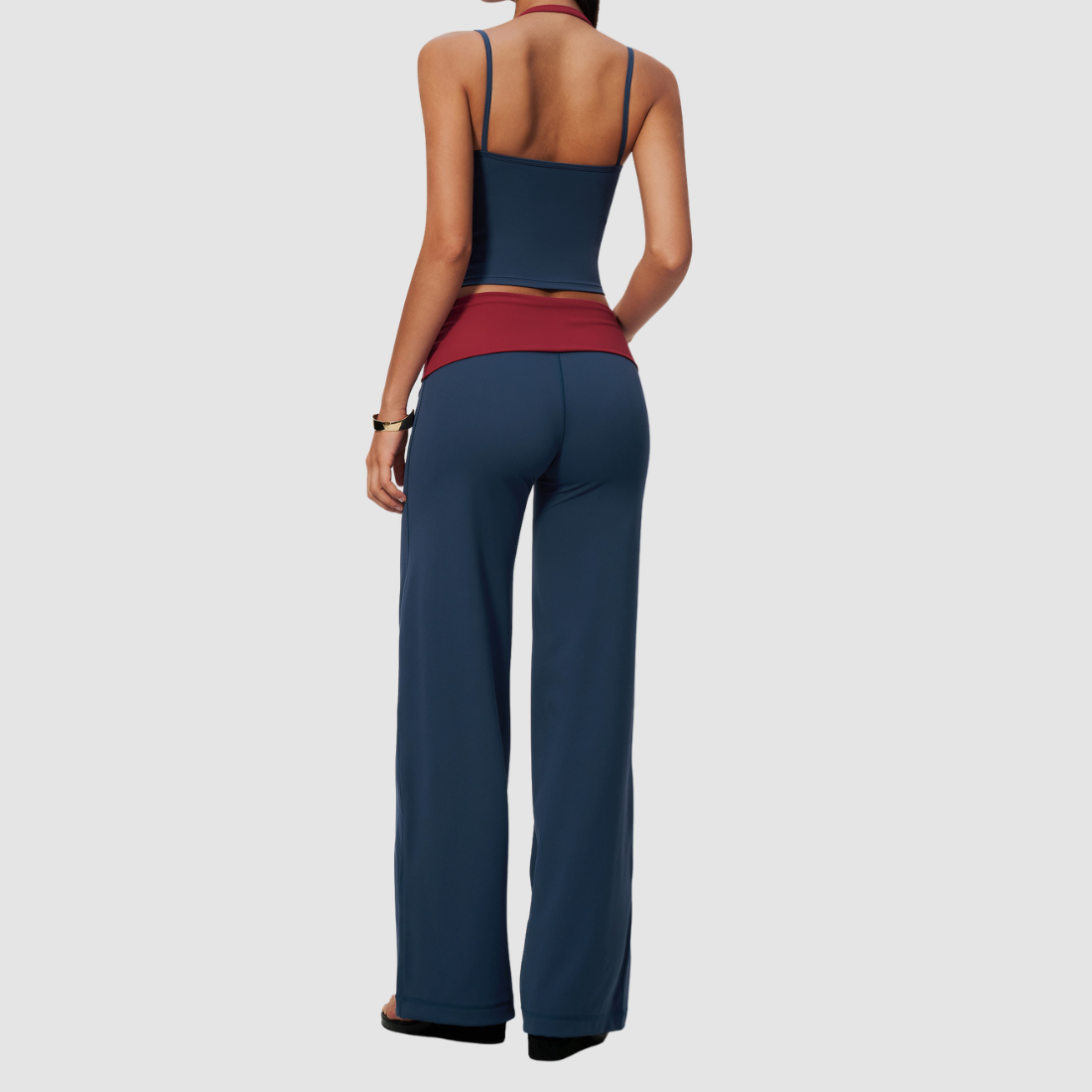 Wholesale Women’s Halter Tank & Wide-Leg Yoga Pants Set