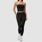 Wholesale Women’s Tube Top & High-Waist Leggings Yoga Set – Padded