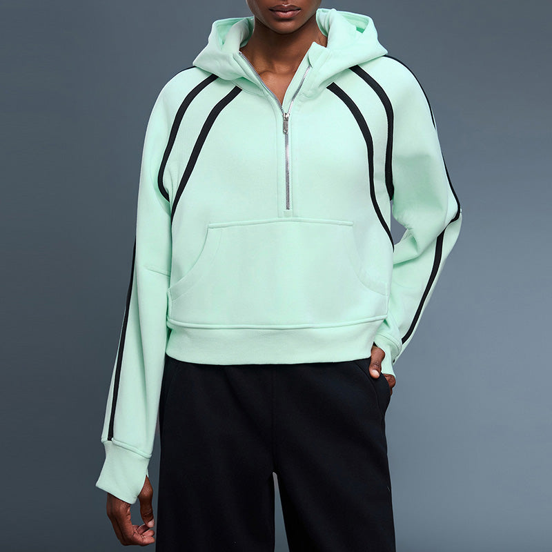 Fleece-Lined Hooded Sweatshirt