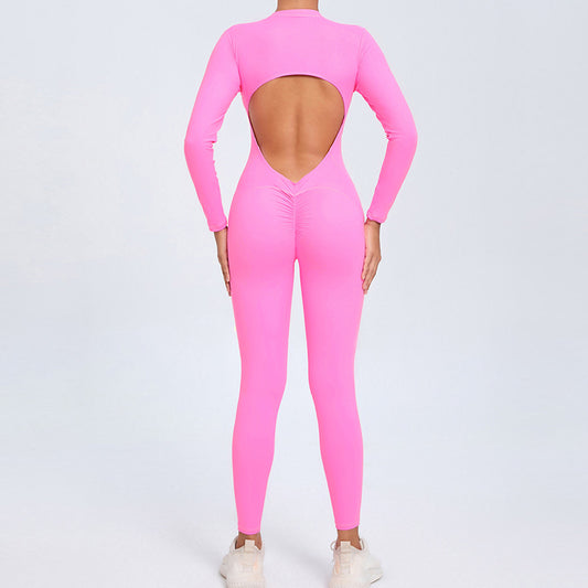 Wholesale backless half zipper long sleeve | Wonderxfans bulk activewear