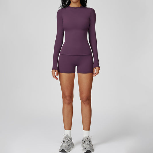 Wholesale round neck long sleeve top | Wonderxfans bulk activewear