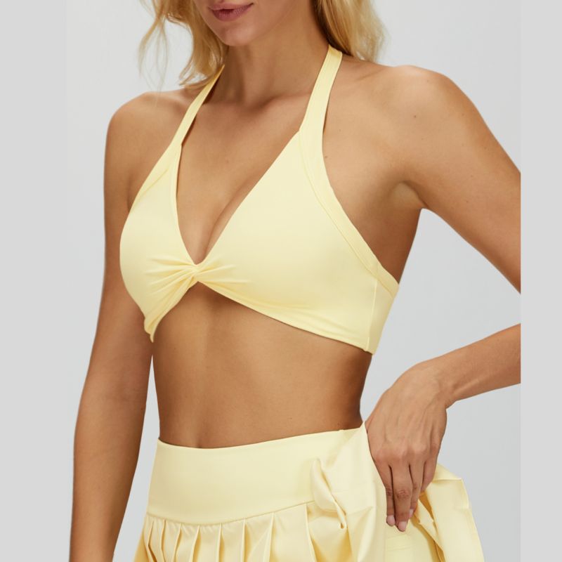 Removable padding sports bra