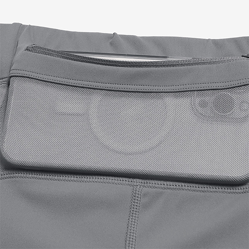 Wholesale Men's High-Waist Compression Shorts – Tummy Control Double-Layer Gym Shorts