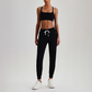Wholesale Naked-Feel Open-Back Sports Bra & High-Waist Jogger Pants Set – Sculpting Yoga 2-Piece