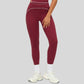 Contrasting stitching leggings