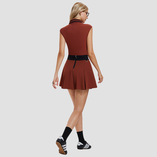 Wholesale New Sports Set for Women Sleeveless Golf POLO Shirt Outdoor Breathable Fitness Vest Tennis Set