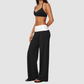 Wholesale Women’s Halter Sports Bra & Wide-Leg Yoga Pants Set