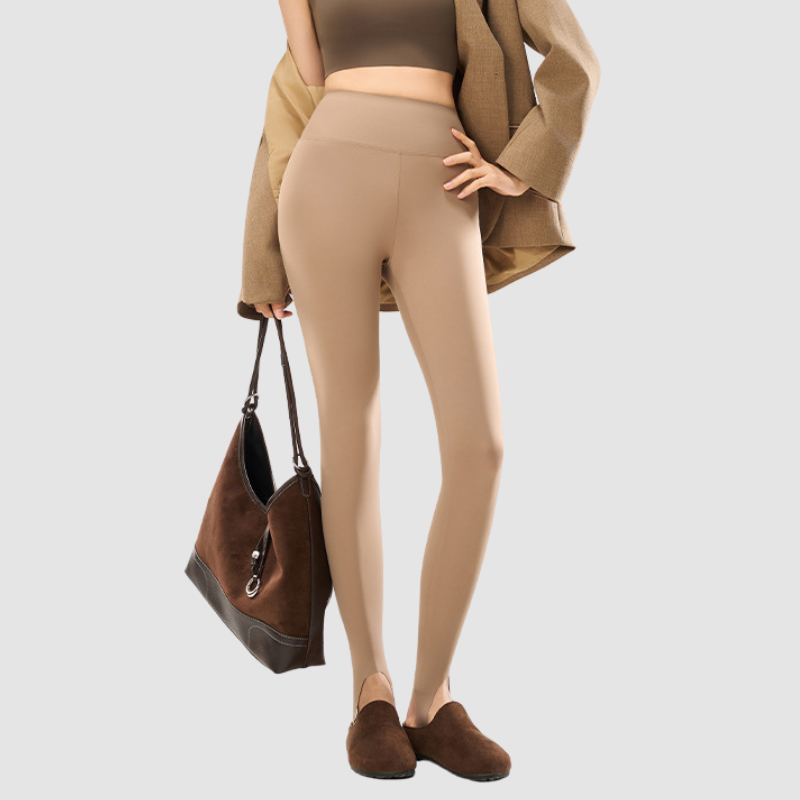 Wholesale Women's High-Waist Stirrup Shark Skin Leggings – Tummy Control Slimming Yoga Pants