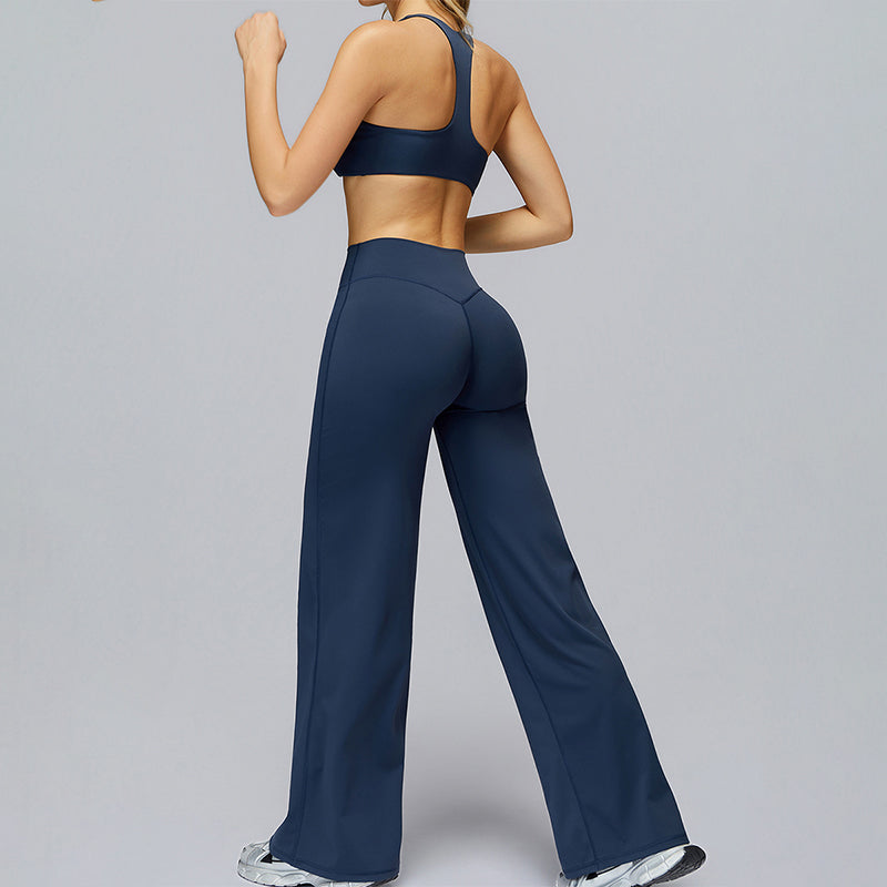 Sports bra+Loose sweatpants 2-piece set