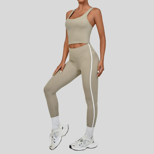 Wholesale womens high waisted yoga set | Wonderxfans bulk activewear