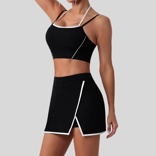 Wholesale Faux two-piece bra + Faux | Wonderxfans bulk activewear