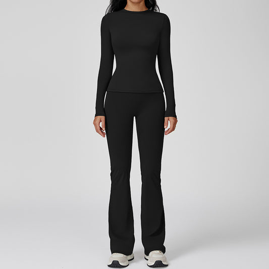Wholesale round neck long sleeve top | Wonderxfans bulk activewear