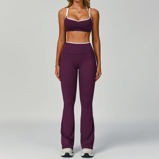 Wholesale Contrasting Color Sports Bra + | Wonderxfans bulk activewear
