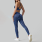 Women's Leopard Print Tank Top + Hip-High Leggings 2-Piece Set