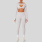 Naked Feel Sports Bra+long sleeve jacket+Legging 3-Piece Set