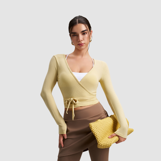 Wholesale Long Sleeve Yoga Top | Wonderxfans bulk activewear