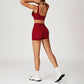 SPORTS BRA+High-waist shorts 2-PIECE SET